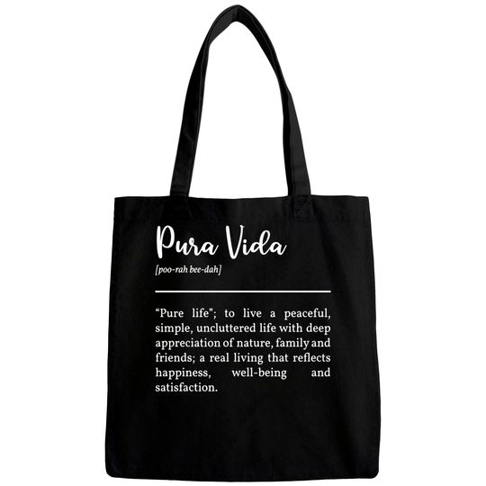 Discover Pura Vida Definition In White - Pura Vida - Bags