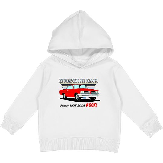 Discover 1962 Catalina 421 - Muscle Car - Pontiac Catalina - Kids Pullover Hoodies