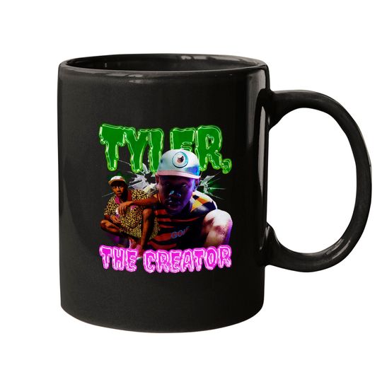 Discover Tyler the Creator Mugs - Graphic Mugs, Rapper Mugs, Hip Hop Mugs