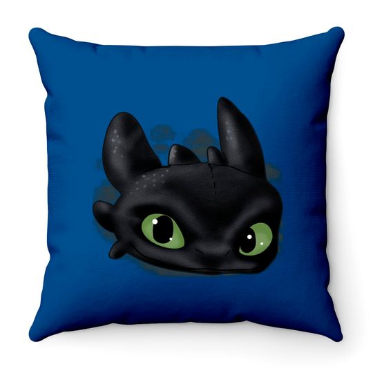 Discover Toothless - Dragon - Throw Pillows
