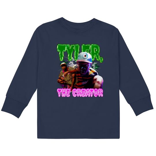 Discover Tyler the Creator  Kids Long Sleeve T-Shirts - Graphic  Kids Long Sleeve T-Shirts, Rapper  Kids Long Sleeve T-Shirts, Hip Hop  Kids Long Sleeve T-Shirts
