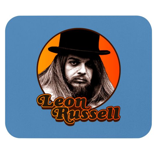 Discover Leon Russell ))(( Retro Country Folk Legend - Leon Russell - Mouse Pads