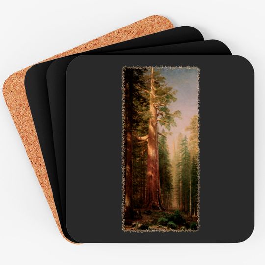 Discover Redwood Trees by Albert Bierstadt - Redwood Trees - Coasters