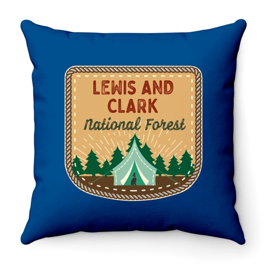 Discover Lewis & Clark National Forest - Lewis Clark National Forest - Throw Pillows