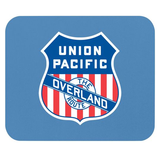 Discover Union Pacific Railroad Obsolete Logo - Union Pacific Railroad - Mouse Pads
