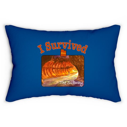 Discover I Survived The Subway, Zion - Zion National Park - Lumbar Pillows
