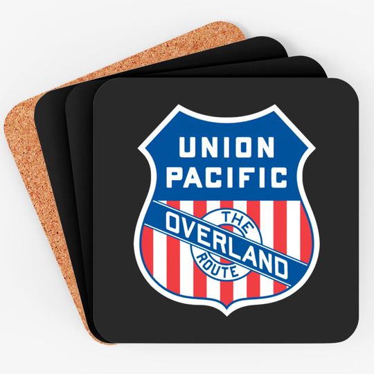 Discover Union Pacific Railroad Obsolete Logo - Union Pacific Railroad - Coasters