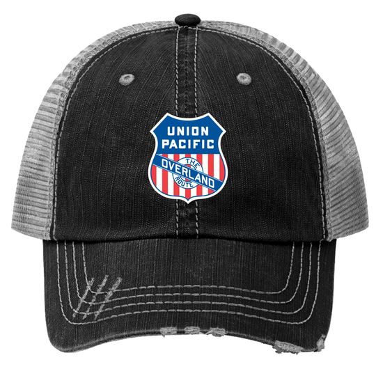Discover Union Pacific Railroad Obsolete Logo - Union Pacific Railroad - Trucker Hats