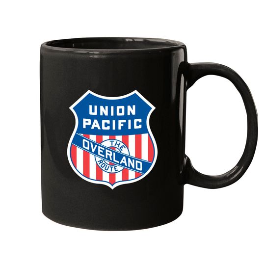 Discover Union Pacific Railroad Obsolete Logo - Union Pacific Railroad - Mugs