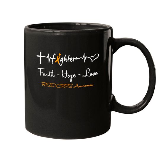 Discover RSD CRPS Fighter Faith Hope Love Support RSD CRPS Awareness Warrior Gifts - Rsd Crps Awareness - Mugs
