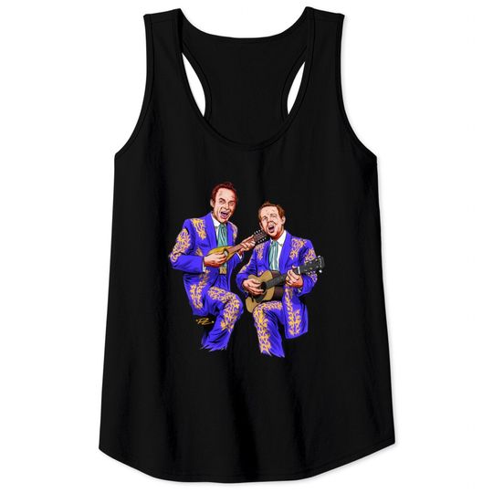 Discover The Louvin Brothers - An illustration by Paul Cemmick - The Louvin Brothers - Tank Tops