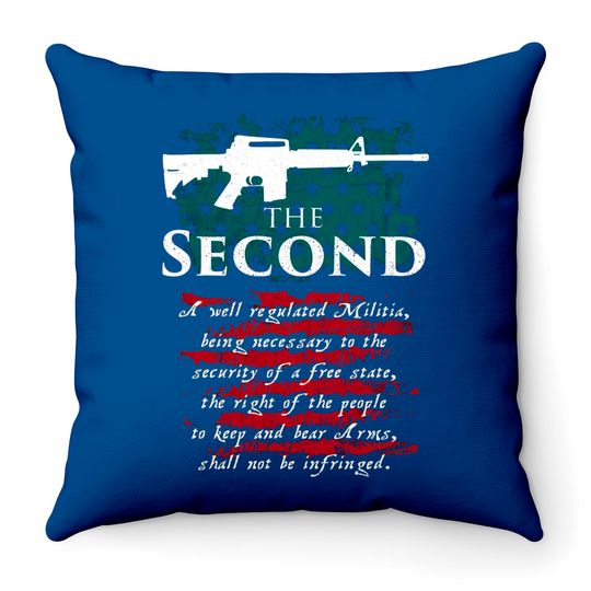 Discover The Second Amendment - The Second Amendment - Throw Pillows