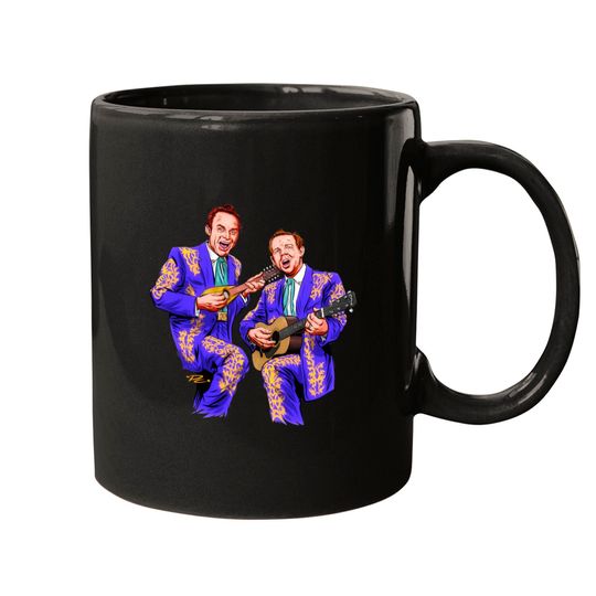 Discover The Louvin Brothers - An illustration by Paul Cemmick - The Louvin Brothers - Mugs