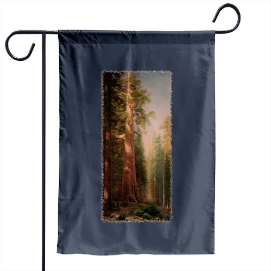 Discover Redwood Trees by Albert Bierstadt - Redwood Trees - Garden Flags