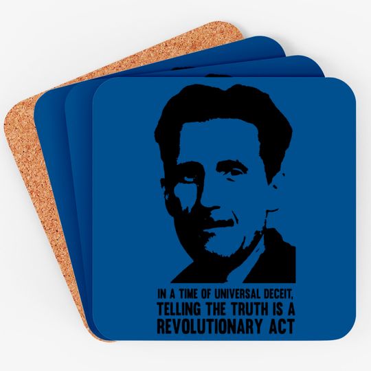 Discover Orwell - Truth is Revolutionary - Orwell - Coasters