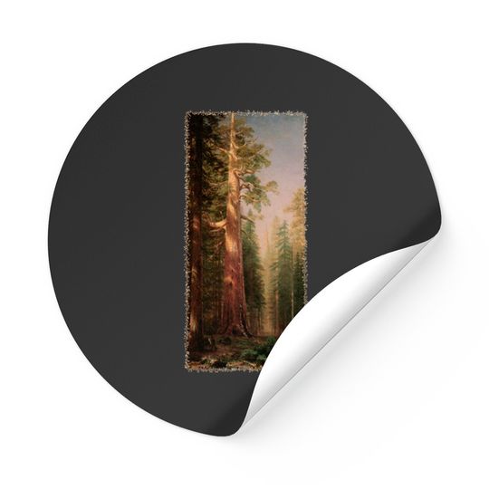 Discover Redwood Trees by Albert Bierstadt - Redwood Trees - Stickers