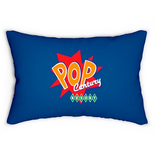 Discover Pop Century Resort II - Disney World - Lumbar Pillows