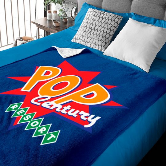 Discover Pop Century Resort II - Disney World - Baby Blankets