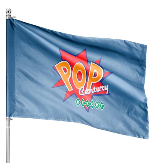 Discover Pop Century Resort II - Disney World - House Flags