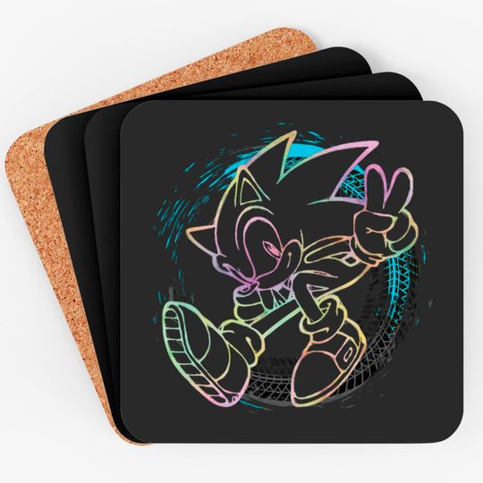 Discover Sonic The Hedgehog - Sonic Full Speed - Type B - Colorful - Sonic The Hegdehog - Coasters