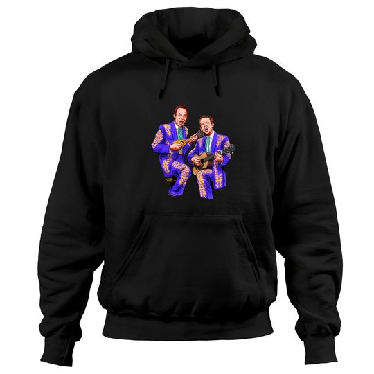 Discover The Louvin Brothers - An illustration by Paul Cemmick - The Louvin Brothers - Hoodies