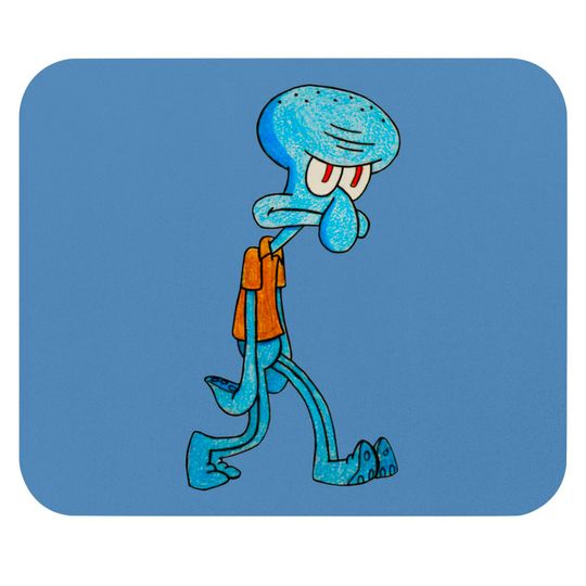 Discover Grumpy Squidward - Squidward - Mouse Pads
