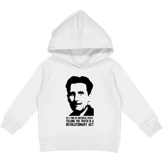 Discover Orwell - Truth is Revolutionary - Orwell - Kids Pullover Hoodies