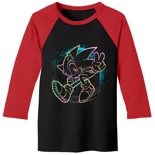 Discover Sonic The Hedgehog - Sonic Full Speed - Type B - Colorful - Sonic The Hegdehog - Baseball Tees