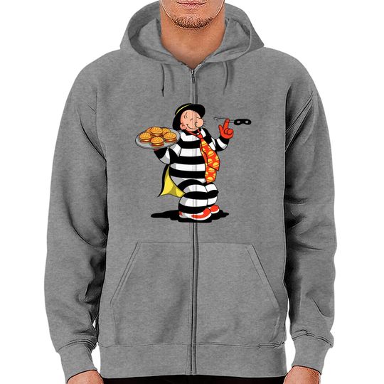 Discover The Theft! - Popeye - Zip Hoodies