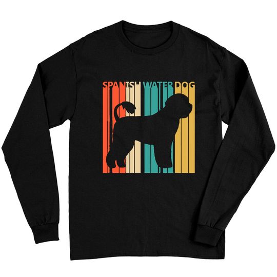 Discover Vintage 1970s Spanish Water Dog Dog Owner Gift - Spanish Water Dog - Long Sleeves