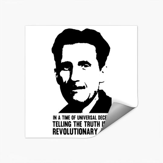 Discover Orwell - Truth is Revolutionary - Orwell - Stickers