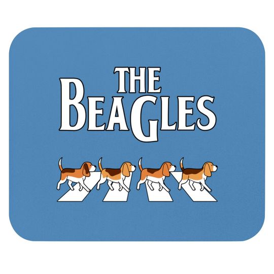 Discover The Beagles funny dog cute - Dog - Mouse Pads