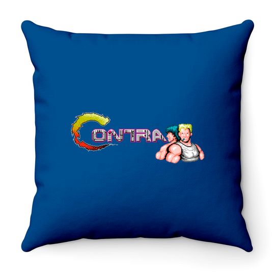 Discover Contra - Nintendo - Throw Pillows