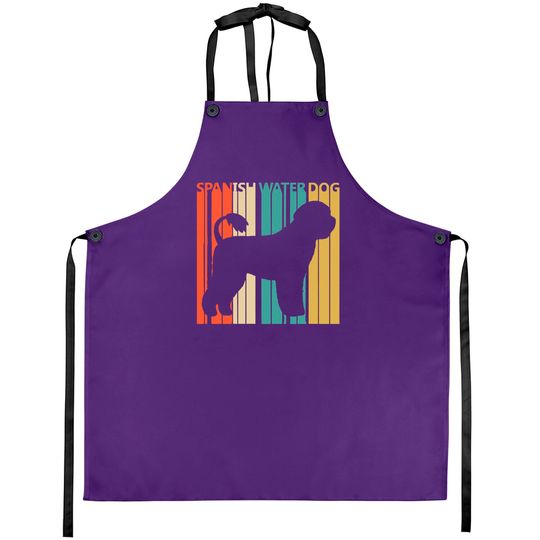 Discover Vintage 1970s Spanish Water Dog Dog Owner Gift - Spanish Water Dog - Aprons