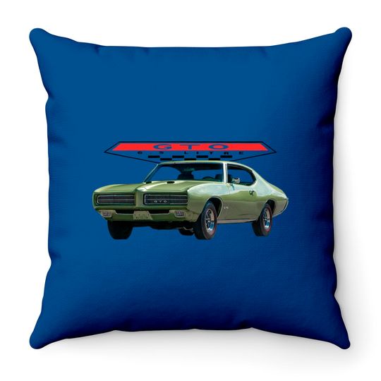 Discover 1969 Pontiac GTO - Gto - Throw Pillows