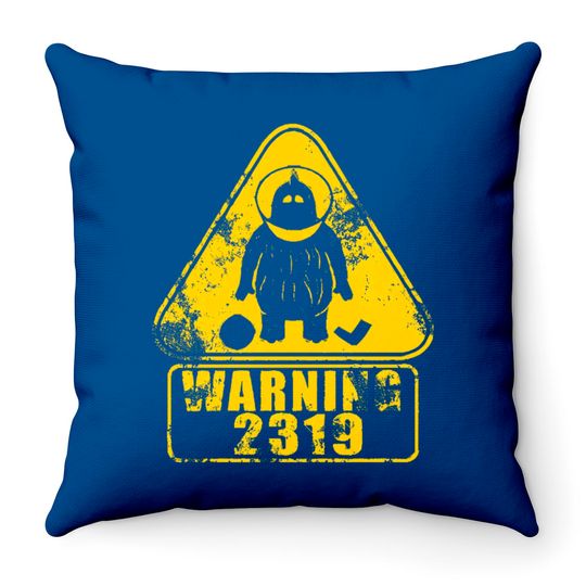 Discover Warning 2319 - Monsters Inc - Throw Pillows