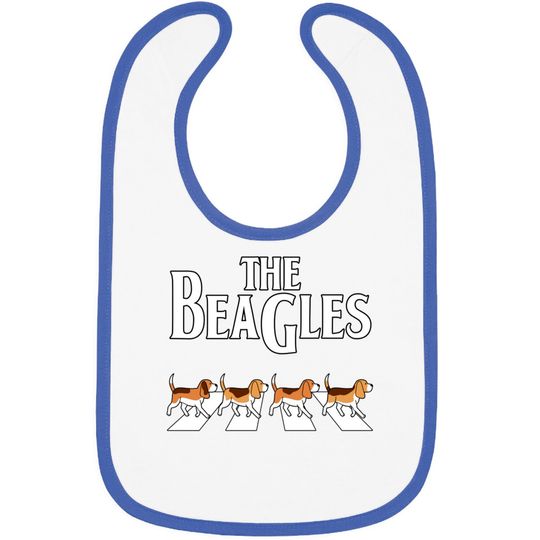 Discover The Beagles funny dog cute - Dog - Bibs