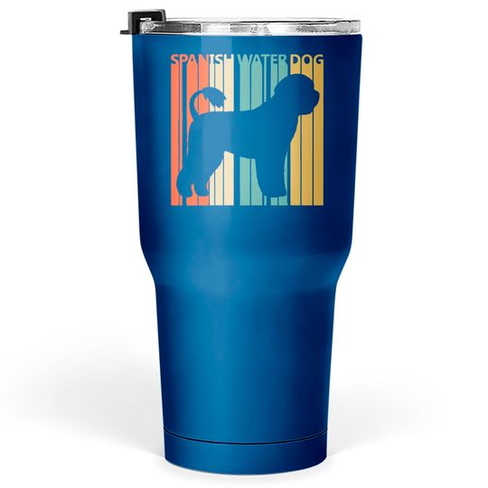 Discover Vintage 1970s Spanish Water Dog Dog Owner Gift - Spanish Water Dog - Tumblers 30 oz