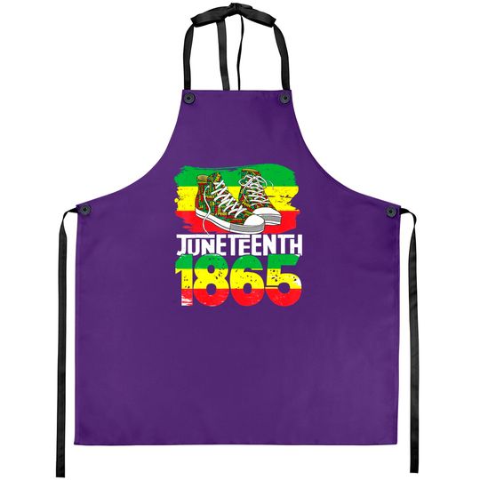 Discover Juneteenth June 19 1865 Black African American Independence Aprons