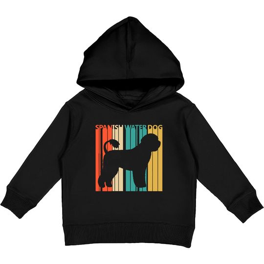 Discover Vintage 1970s Spanish Water Dog Dog Owner Gift - Spanish Water Dog - Kids Pullover Hoodies