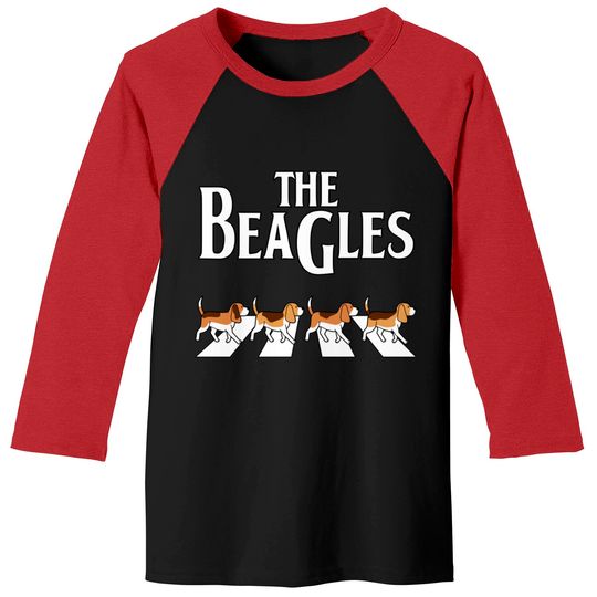 Discover The Beagles funny dog cute - Dog - Baseball Tees