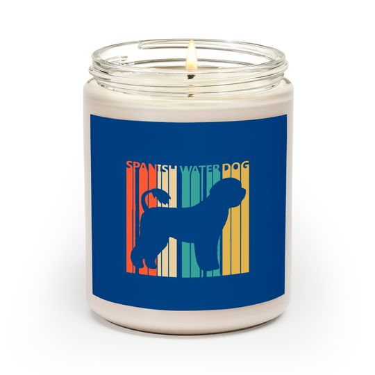 Discover Vintage 1970s Spanish Water Dog Dog Owner Gift - Spanish Water Dog - Scented Candles