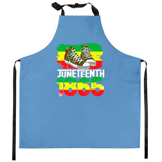 Discover Juneteenth June 19 1865 Black African American Independence Kitchen Aprons