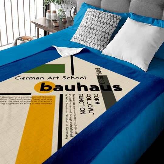 Discover Bauhaus German Art School Retro Vintage Poster Design Baby Blankets - Bauhaus - Baby Blankets
