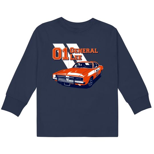 Discover General Lee - Dukes Of Hazzard -  Kids Long Sleeve T-Shirts