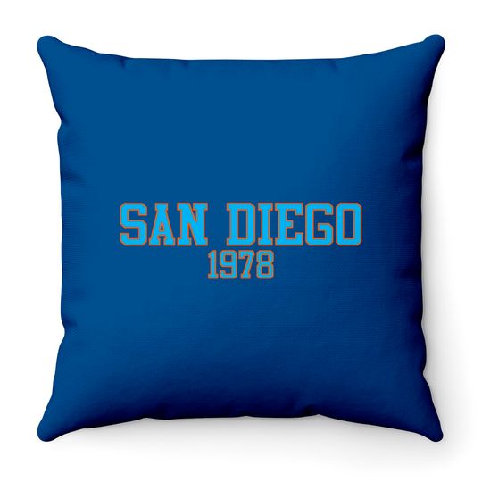 Discover San Diego 1978 - 1978 - Throw Pillows