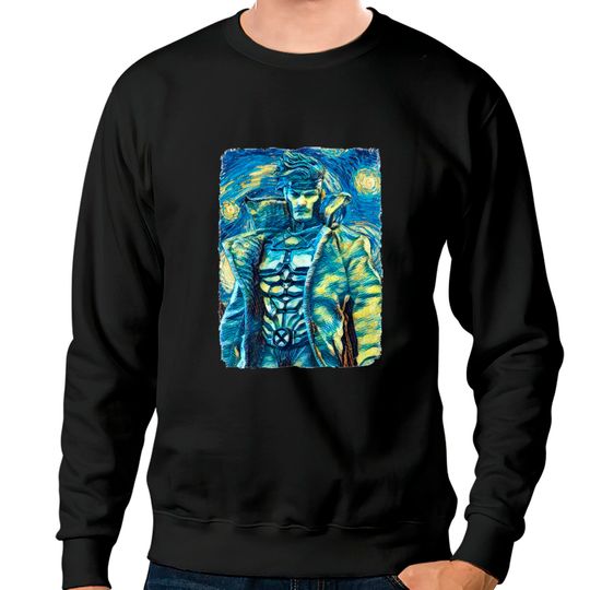 Discover Gambit Van Gogh Style - Gambit - Sweatshirts