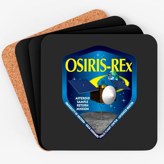 Discover Osiris-REx Patners Logo - Osiris Rex Partners Patch - Coasters
