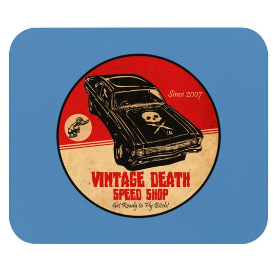 Discover Vintage Death Speed Shop - Deathproof - Mouse Pads