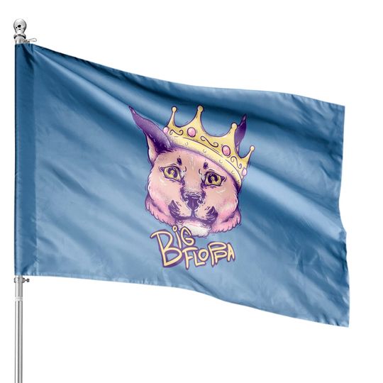 Discover Big Floppa - New Rapper Meme - Big Floppa - House Flags